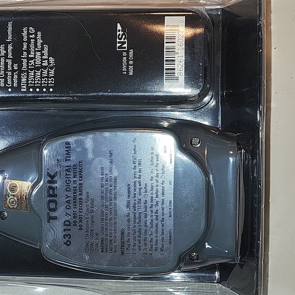 NWOT Tork 7-Day Digital Outdoor Timer - Picture 6 of 6